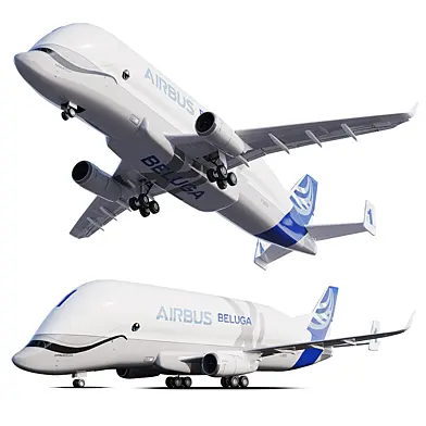 Airbus A300-600ST Beluga Широкофюзеляжный реактивный грузовой самолёт