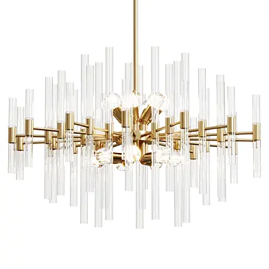 Crylick Contemporary 14 Light Glass