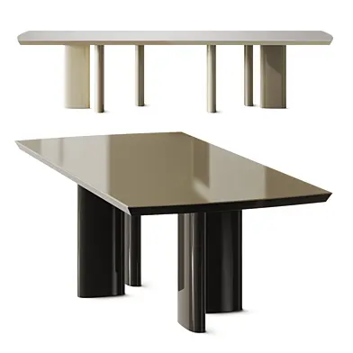Poliform Adrien Glossy Lacquer Dining Table