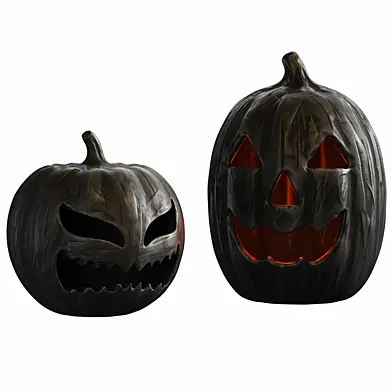 pumpkin statue