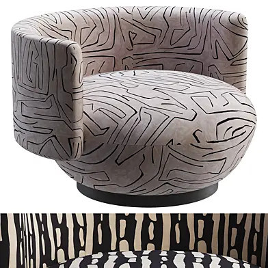 Armchair Cosmopolitan Mur Art by BoArt