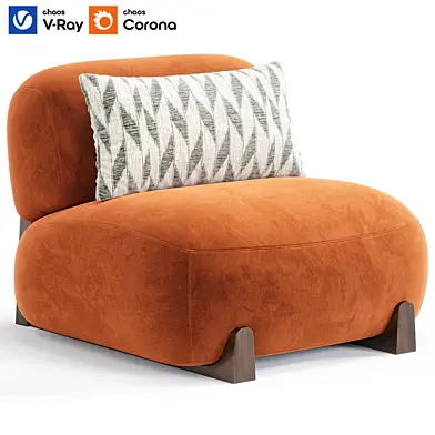 Fort Lounge Armchair By Monologue