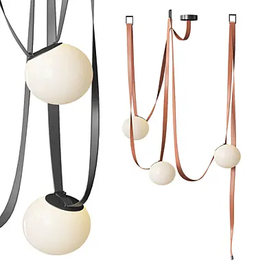 Vibia Plusminus Leather Pendant Light