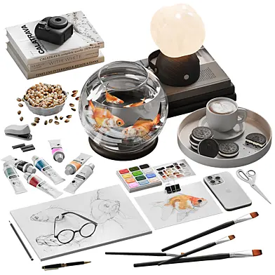 Decorative Set and Fish