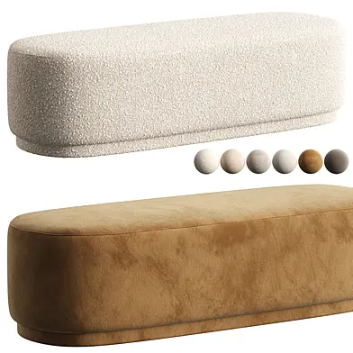 Oval pouf Tablet 5277 by Montbel
