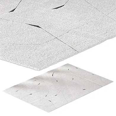 liling Giorgetti White rug