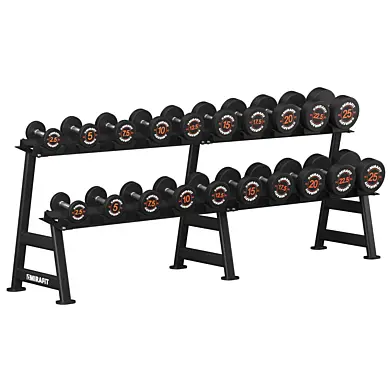 Mirafit Rubber Dumbbell Set