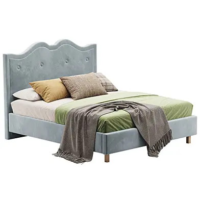 Double bed blue Williams