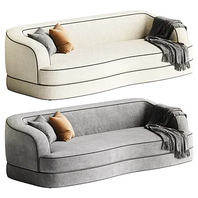 Mylene Curved Sofa CB2