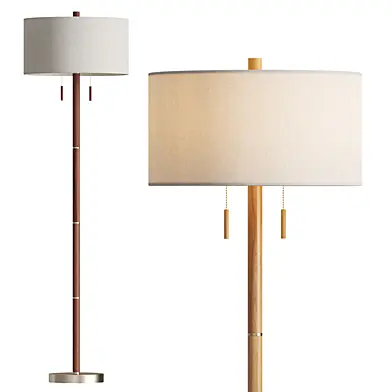 Pottery Barn Laurin Wood Floor Lamp