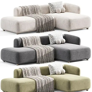 Corner sofa Weivel Barhat Forest