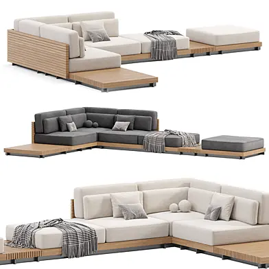 The Caicos Outdoor Furniture Collection sofa