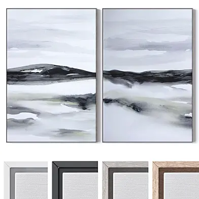 Set of large wall paintings 3323