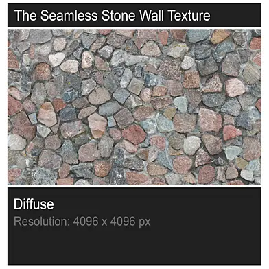 The Seamless Stone Wall Texture