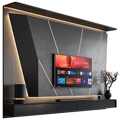 TV Wall Futuristic - Set 201