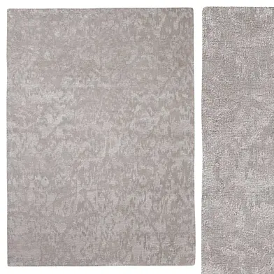 Sasha Ikat Hand-Knotted Rug Gray