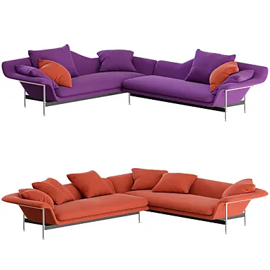 Esosoft Sofa L Shape by Cassina