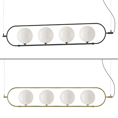 Abbacus pendant long lamp by Aromas