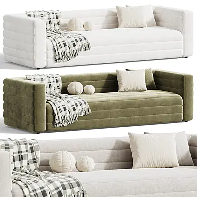 Strato 103" Extra-Large Camel Velvet Sofa