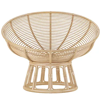 papasan rattan armchair