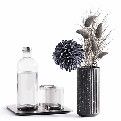 decorative plant and water