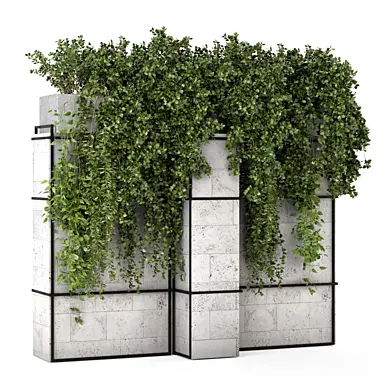 Hanging Plants in Metal Stand 2747