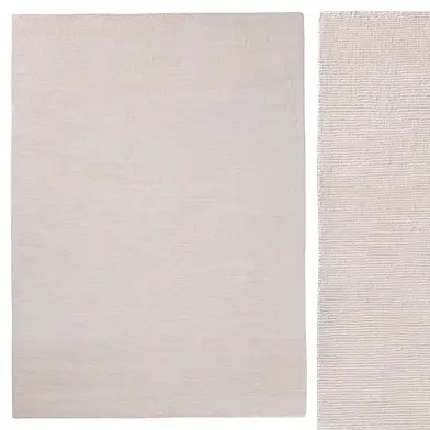 Reeve Stripe Handwoven Rug Warm White