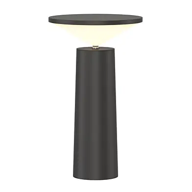 Cocktail table lamp black