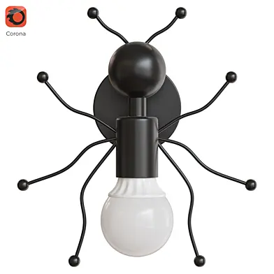 Scandinavian style wall lamp