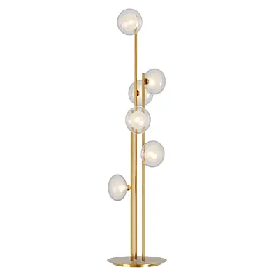 Triple Iron Pole Floor Lamp