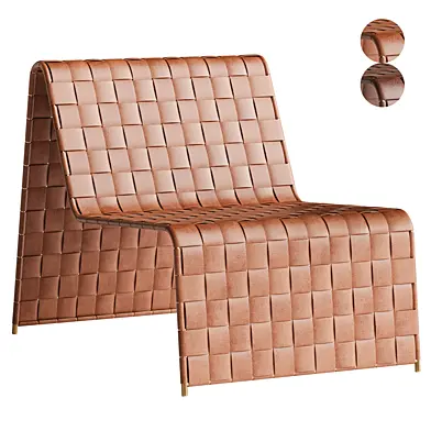 Saddle Leather Accent Chair