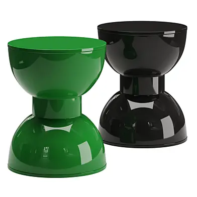Plastic Bowknot Side Table Stool