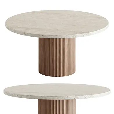 Mulholland Stone Round Dining Table