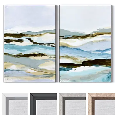 Set of large wall paintings 3373