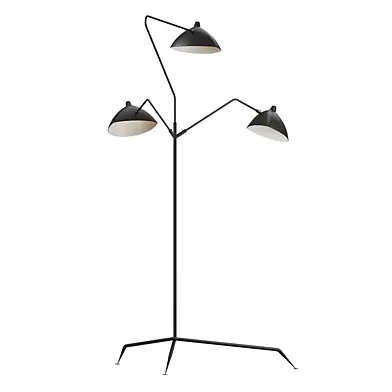 L3B Floor lamp By Serge Mouille