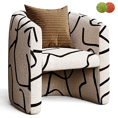 Senderos Wool Chair by Diego Olivero Studio
