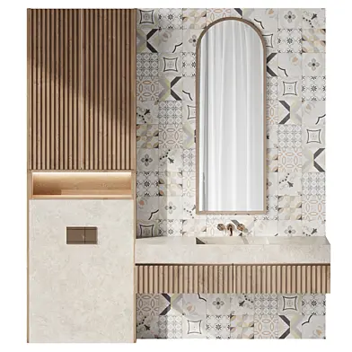 Bathroom Furniture with Morocсan Tiles