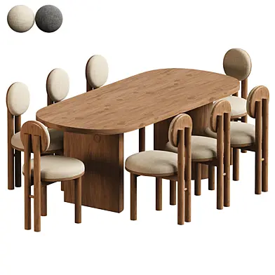 Helios Chair and Nealy table