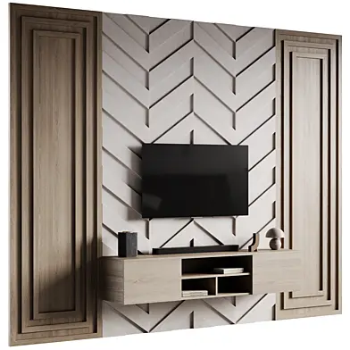 Modern TV Wall 038