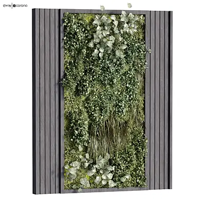 Interior greenwall vertical plant set 453