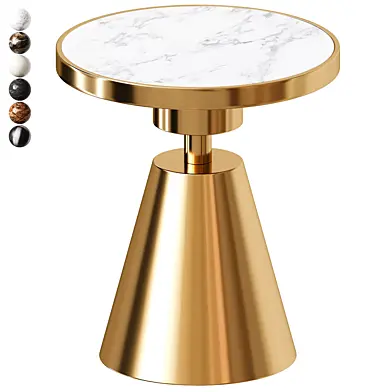 SPLENDOUR SIDE TABLE WHITE MARBLE