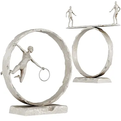 Human Sculptures 22 Human And Circles
