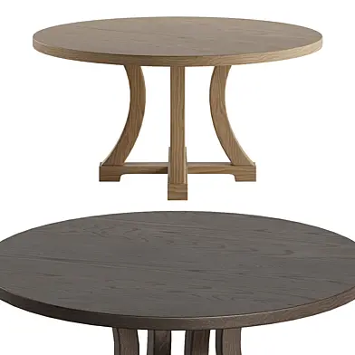 Genevieve Round Dining Table by rh.com