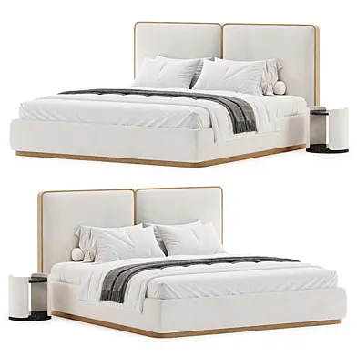 Gem Upholstered King Queen Bed