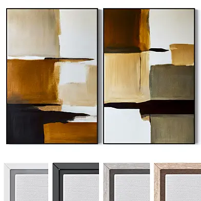Set of large wall paintings 3412