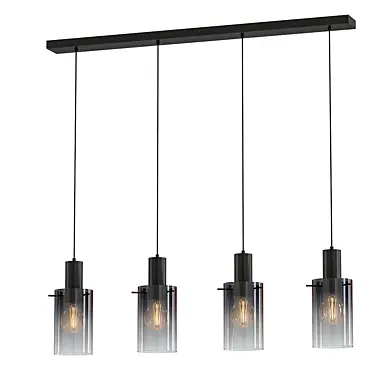Lashunna 4 Light Black Kitchen Island Pendant