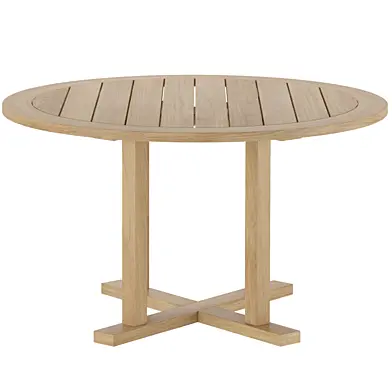 ARBOR Round teak dining table