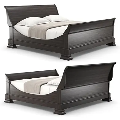 Simon Horn - Lit bateau sleigh bed