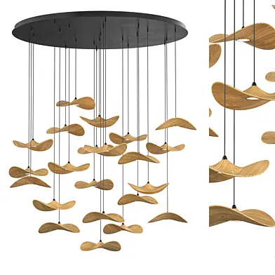 Empty Leaf Chandelier