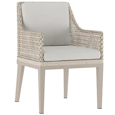 Armen Living Silvana Outdoor Wicker chair